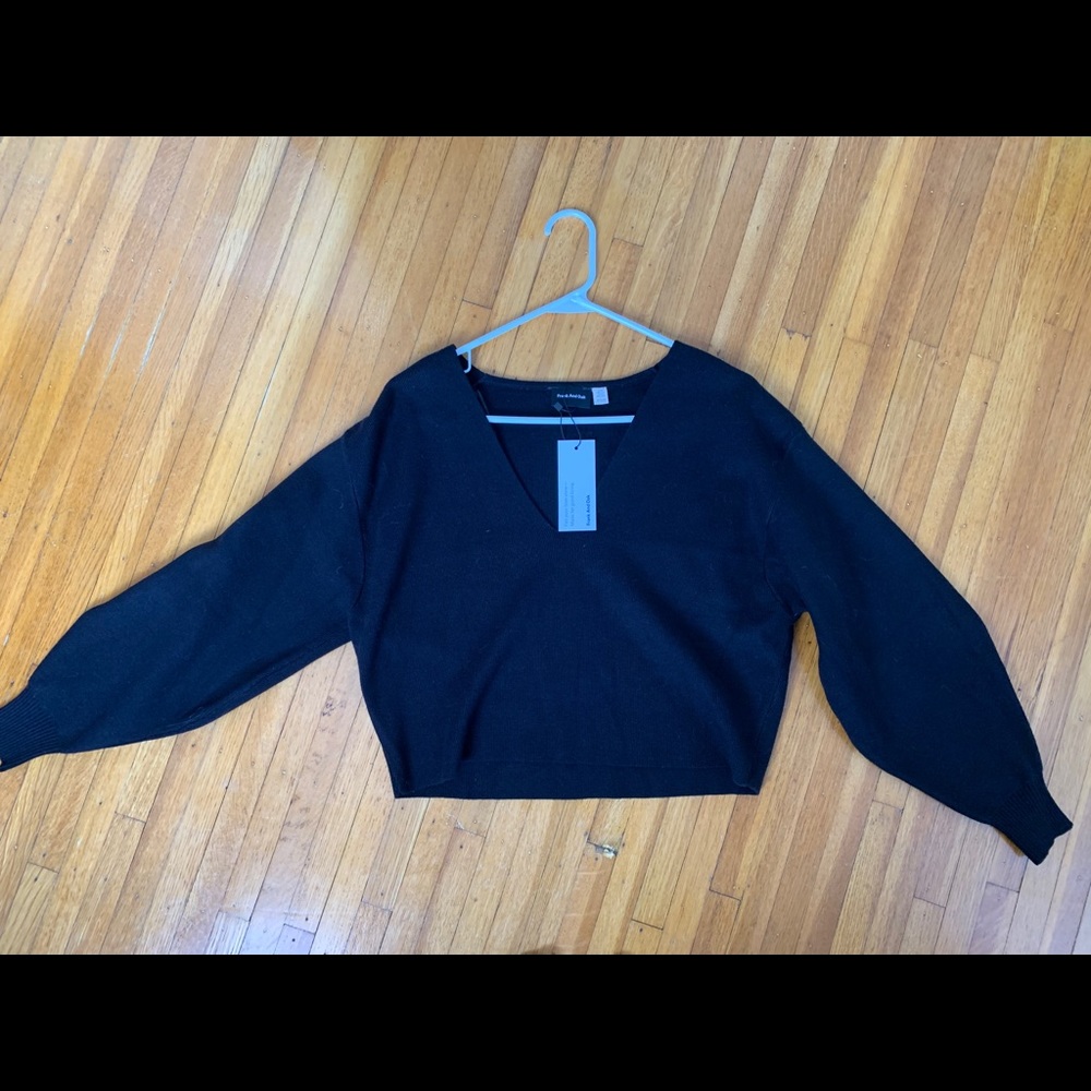 Frank & Oak Black Sweater